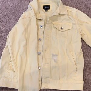 Forever 21 Yellow Jean Jacket